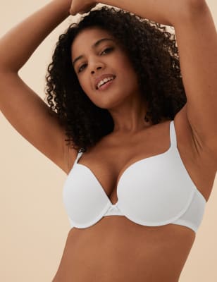 2 Pack Non-Wired Full Cup T-Shirt Bras AA-E, M&S Collection