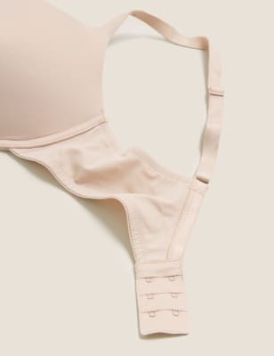 2pk Padded Push-up Plunge T-Shirt Bras AA-E Image 7 of 9