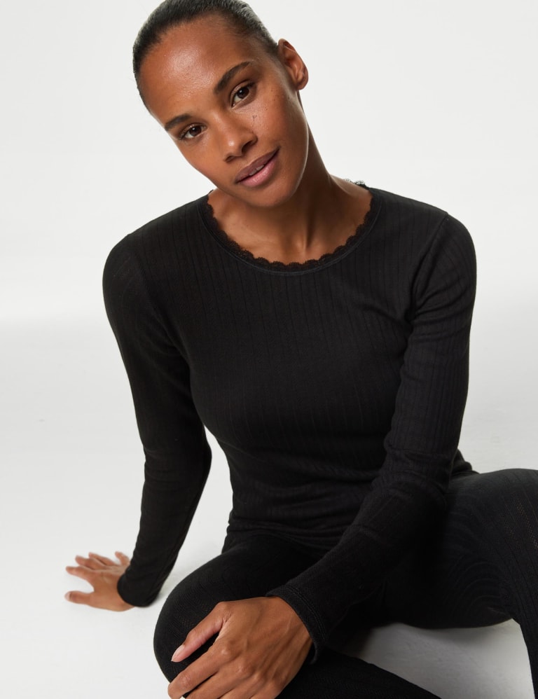 M&s thermal long sleeve top cheap