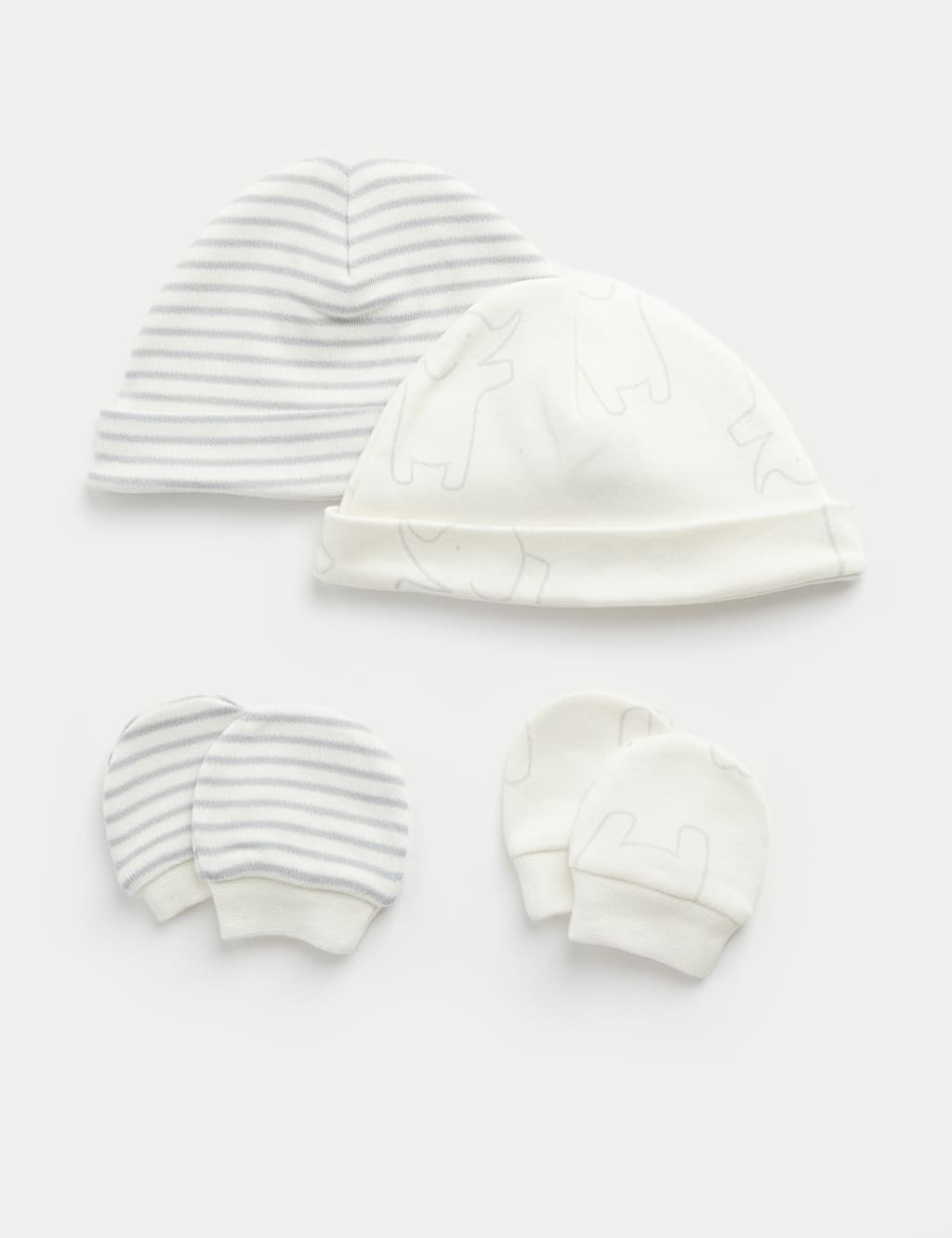 Baby hat clearance mittens set