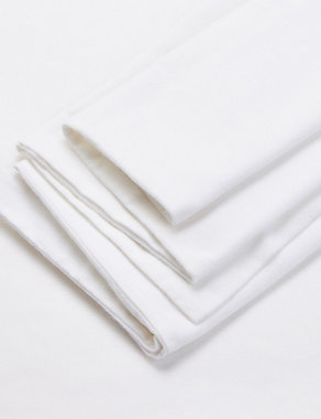 2pk Pure Brushed Cotton Oxford Pillowcases Image 2 of 4