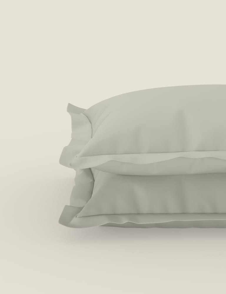 2pk Pure Cotton 300 Thread Count Oxford Pillowcases M S