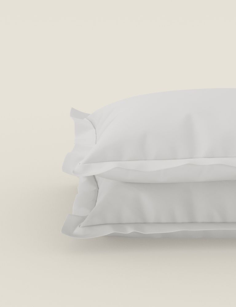 2pk Pure Cotton 300 Thread Count Oxford Pillowcases 2 of 3