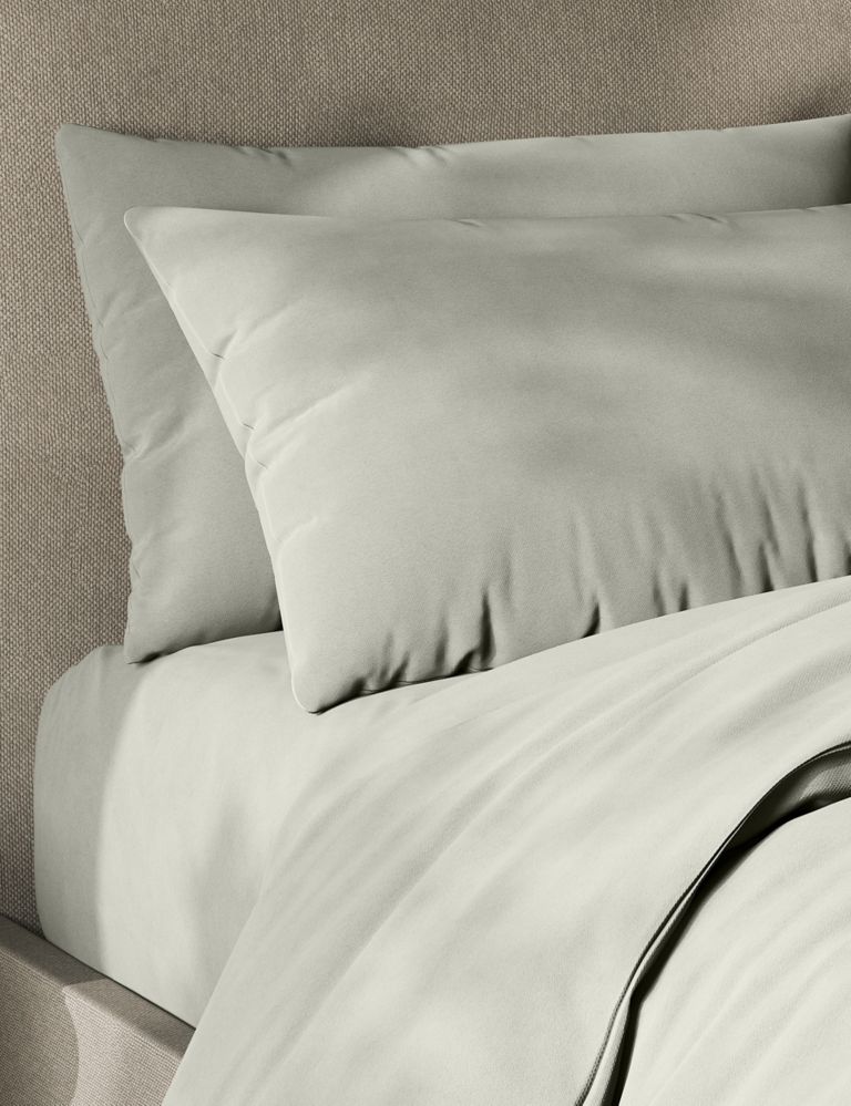 2pk Pure Cotton 300 Thread Count Pillowcases, M&S Collection