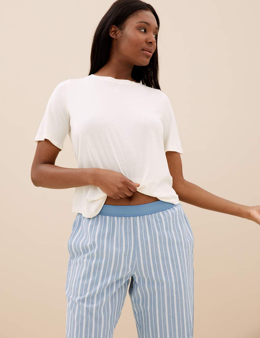 2pk Pure Cotton Cool Comfort™ Pyjama Bottoms 4 of 6