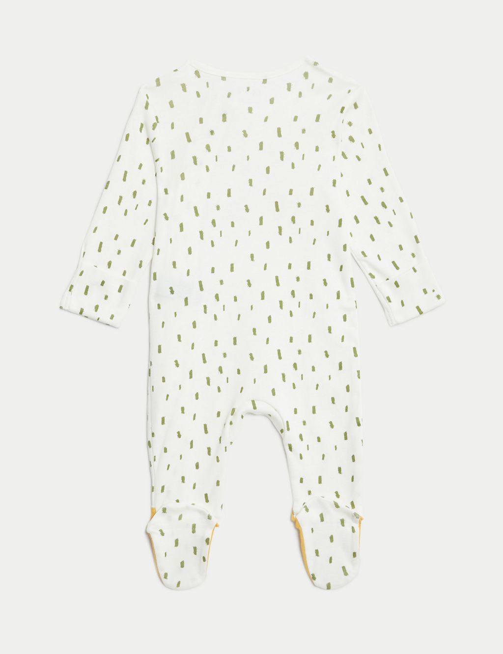 2pk Pure Cotton Giraffe Sleepsuits (6½lbs-3 Yrs) 2 of 5