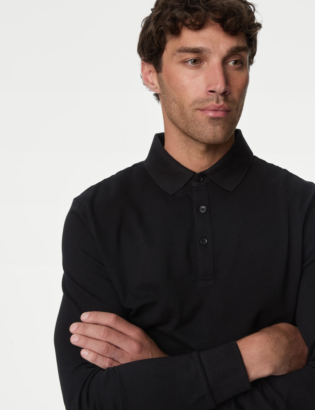 Long sleeve polo shirts for men with pocket outlet