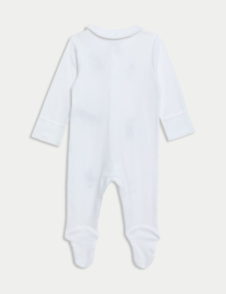 2pk Pure Cotton Peter Rabbit™ Sleepsuits (0-3 Yrs) 2 of 3