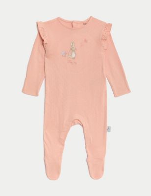 2pk Pure Cotton Peter Rabbit™ Sleepsuits (7lbs-3 Yrs) Image 2 of 4