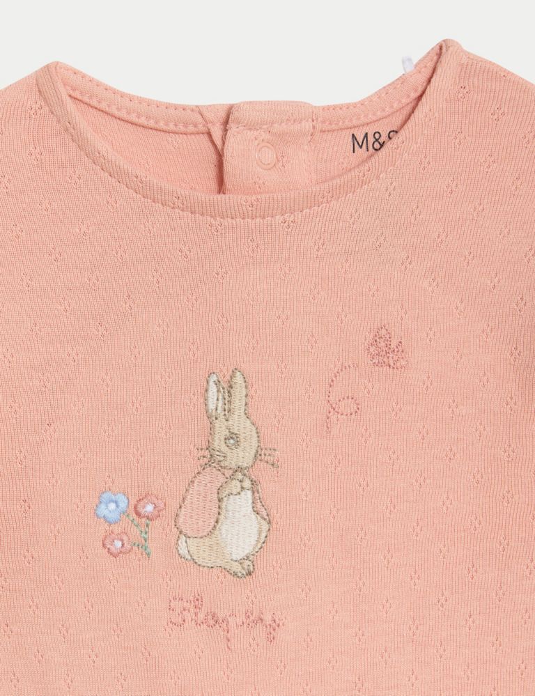 2pk Pure Cotton Peter Rabbit™ Sleepsuits (7lbs-3 Yrs) 4 of 4