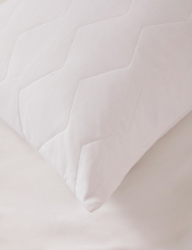 2pk Pure Cotton Pillow Protectors 2 of 3
