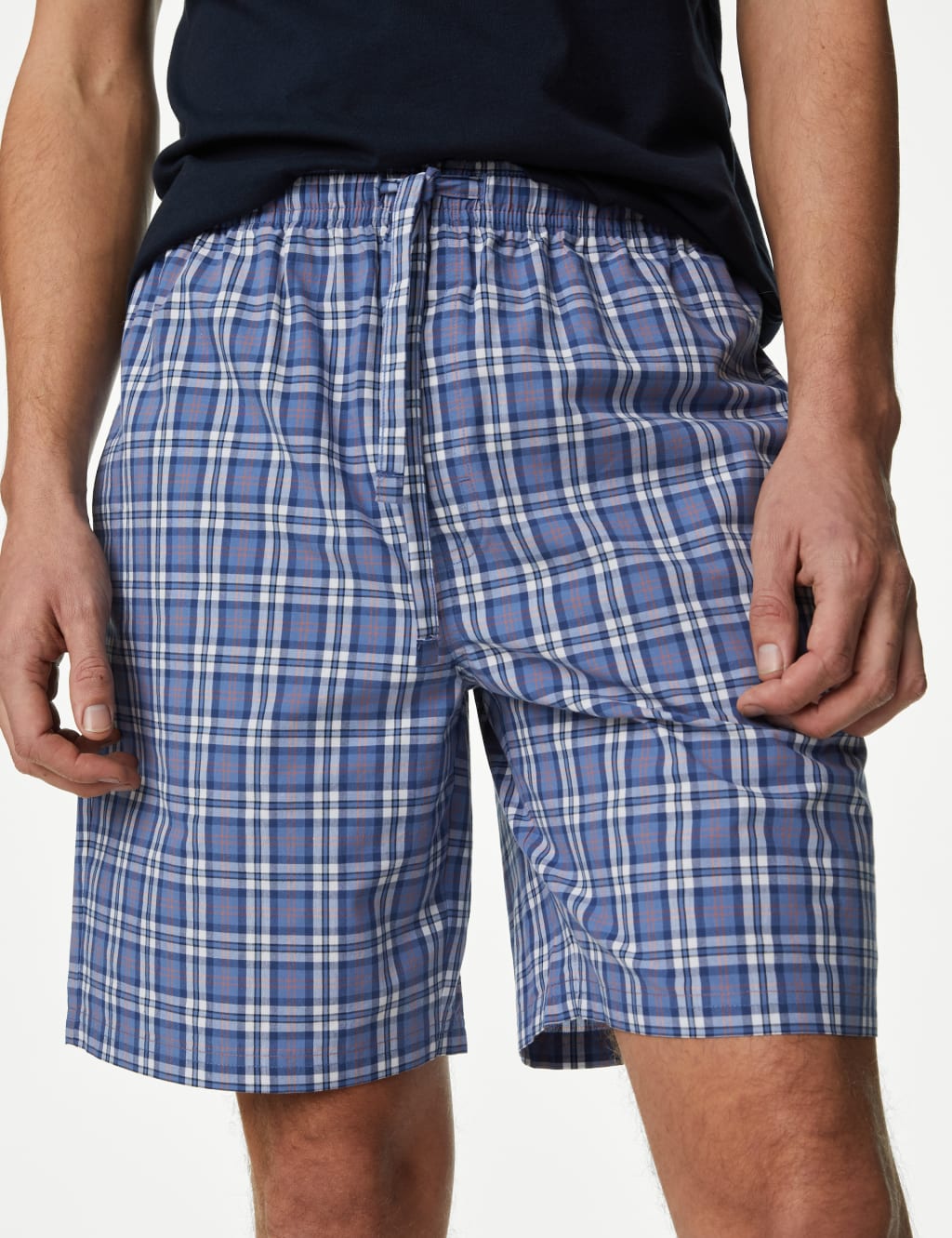 2pk Pure Cotton Printed Pyjama Shorts M&S Collection M&S