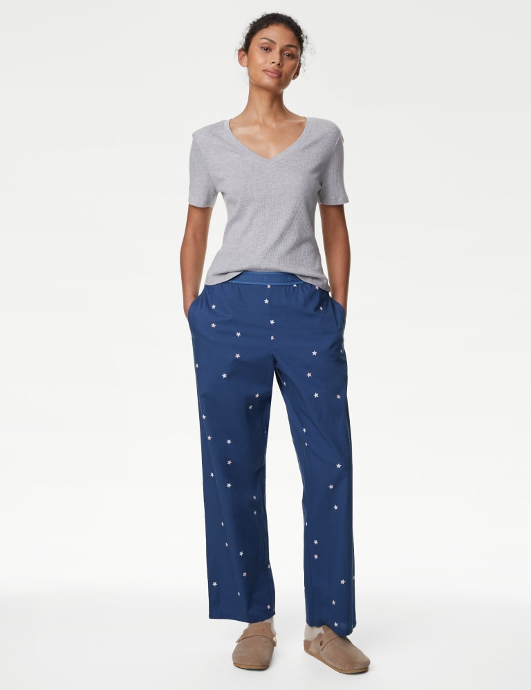 2pk Pure Cotton Pyjama Bottoms Body by M S M S
