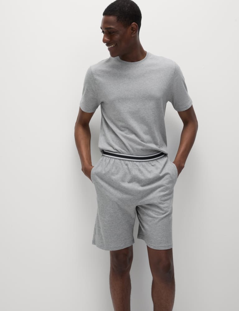 Marks and spencer mens pyjama shorts on sale