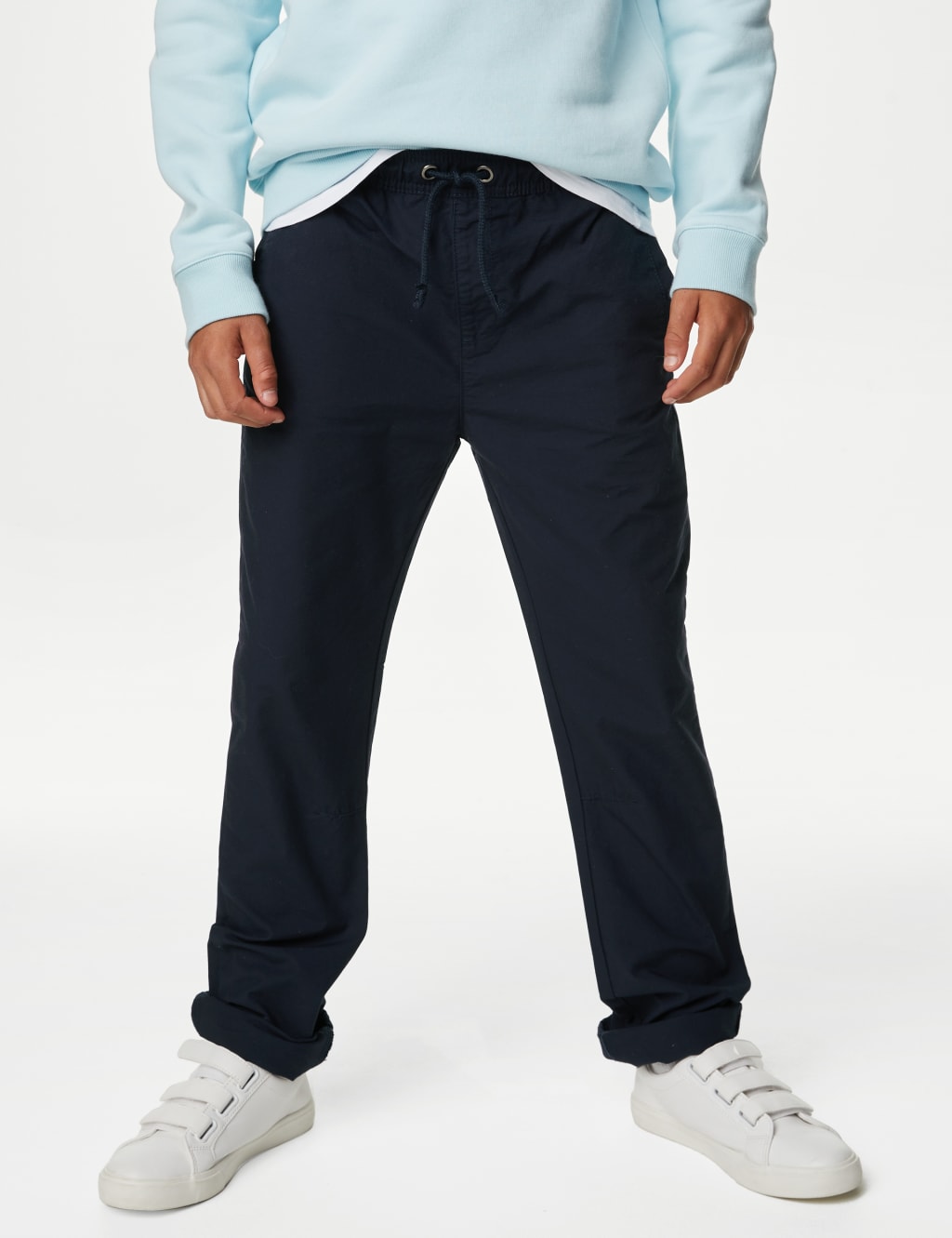 2pk Pure Cotton Ripstop Trousers (6-16 Yrs) 2 of 4