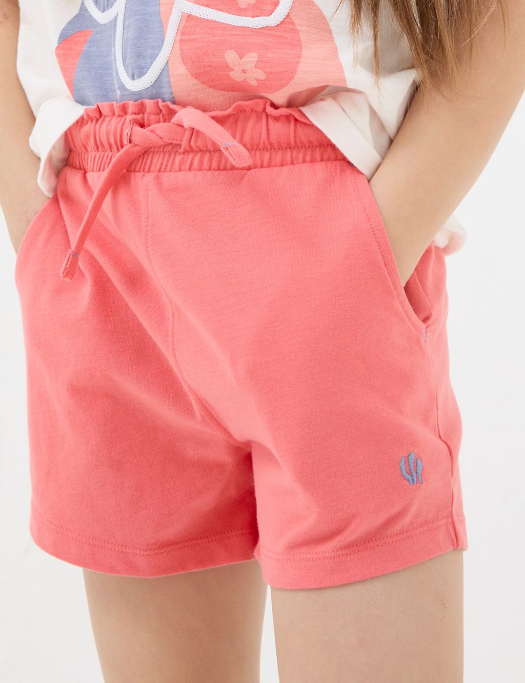 2pk Pure Cotton Shorts (3-13 Yrs) 4 of 5