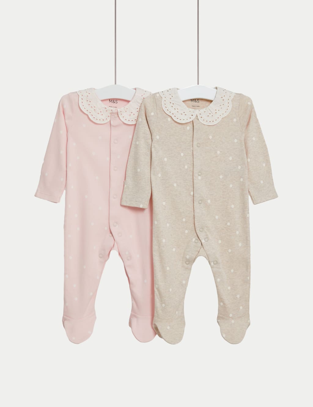 Marks and spencer shop baby girl sleepsuits