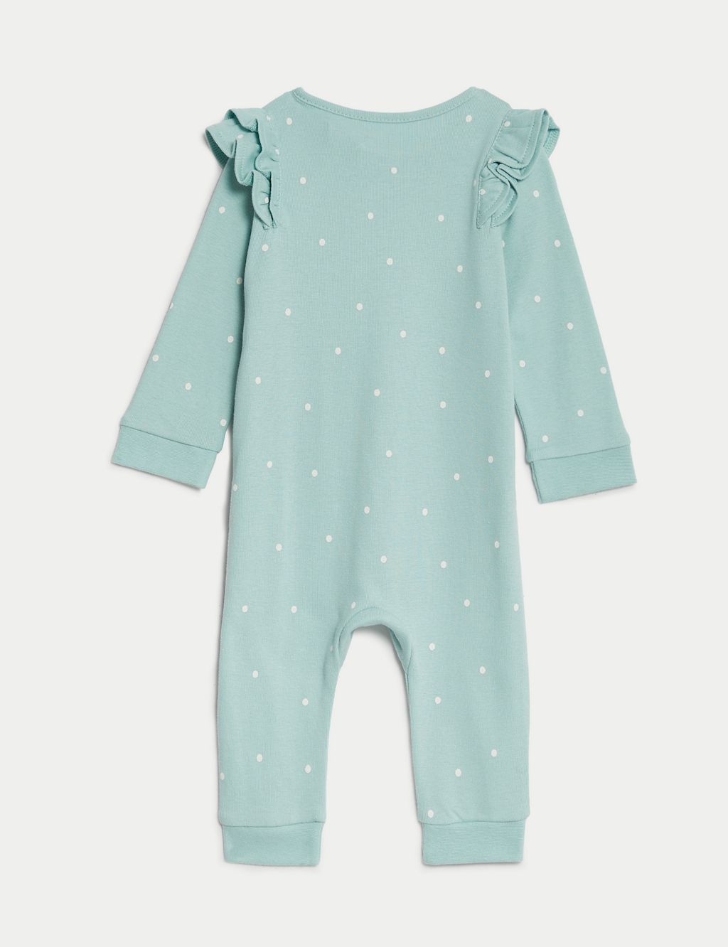 2pk Pure Cotton Spot Sleepsuits (6½lbs-3 Yrs) 2 of 4