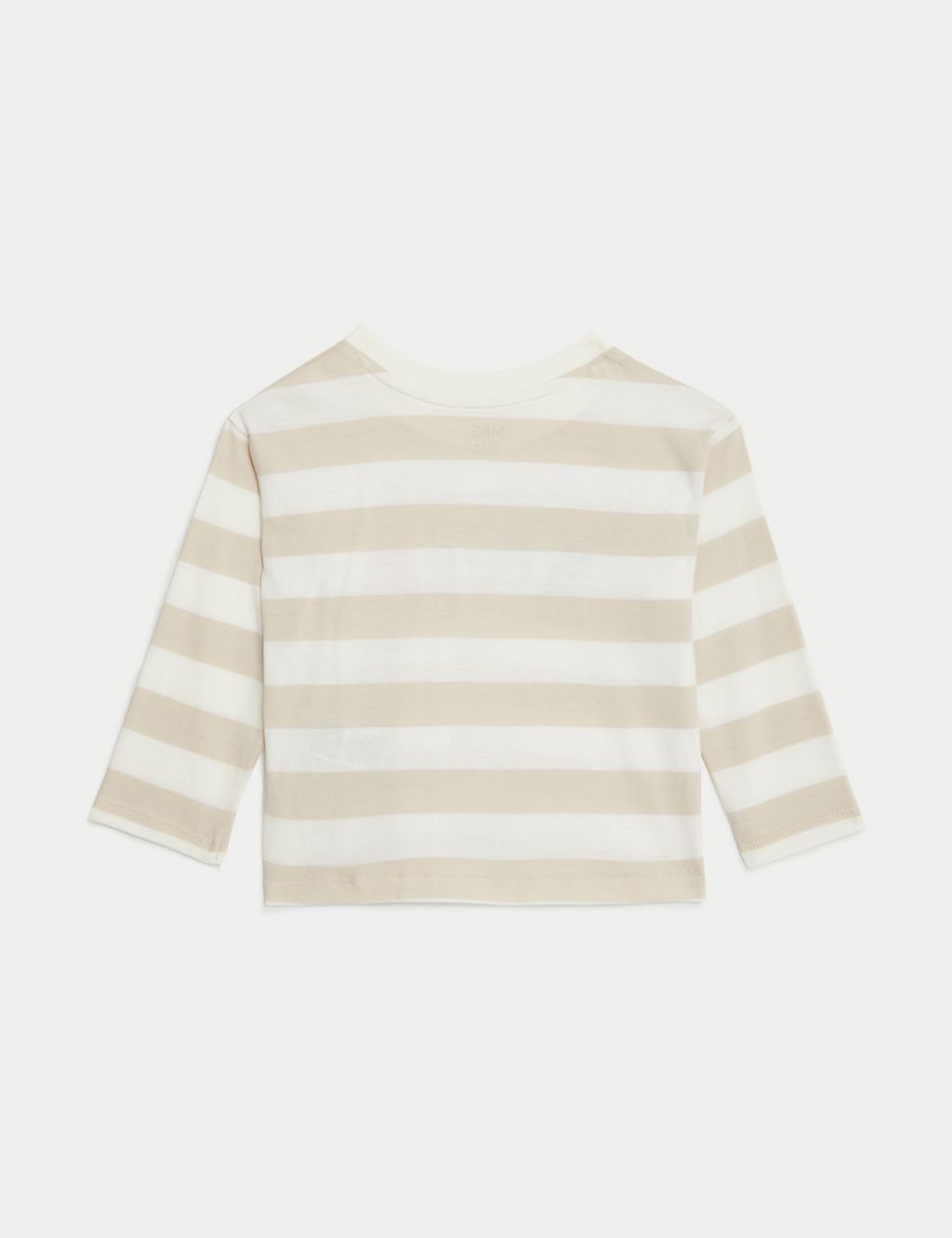 2pk Pure Cotton Striped Tops (0-3 Yrs) 2 of 4