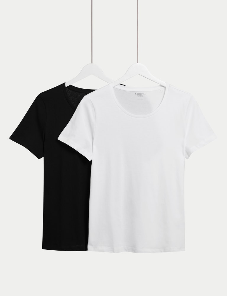 2pk Thermal Short Sleeve Pointelle Tops