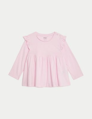 2pk Pure Cotton Tops (0-3 Yrs) Image 2 of 4