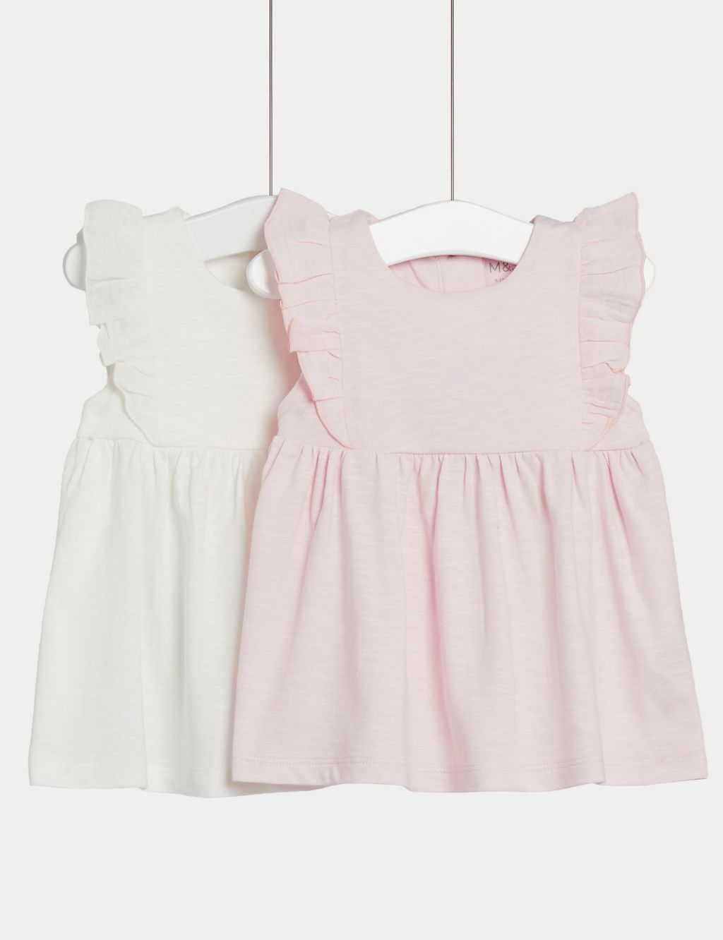 2pk Pure Cotton Tops (0-3 Yrs) 3 of 4