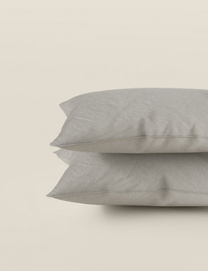 2pk Pure Linen Pillowcases Image 2 of 3