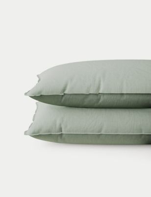 2pk Pure Linen Pillowcases Image 2 of 4