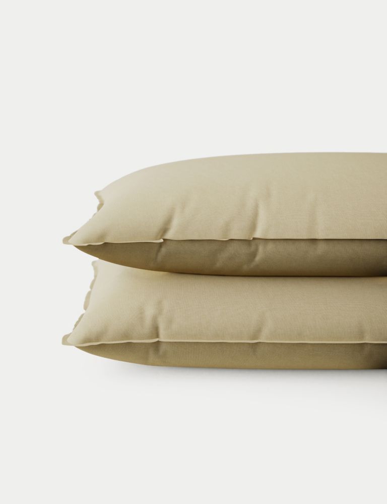 2pk Pure Linen Pillowcases 3 of 4