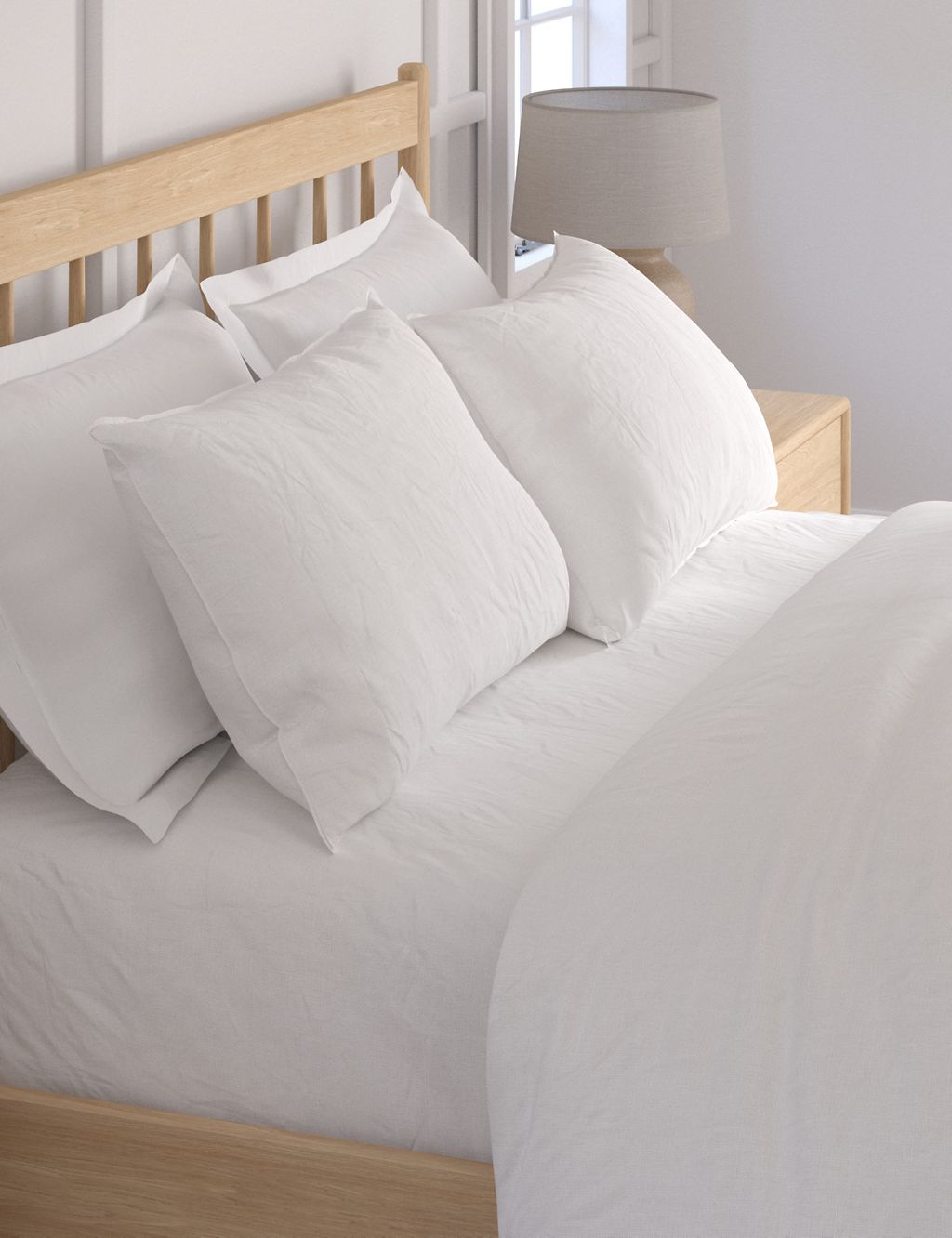 2pk Pure Linen Pillowcases 2 of 3
