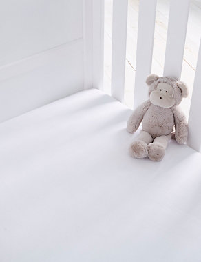 2pk Safe Nights Cot Bed Fitted Sheets Image 2 of 5
