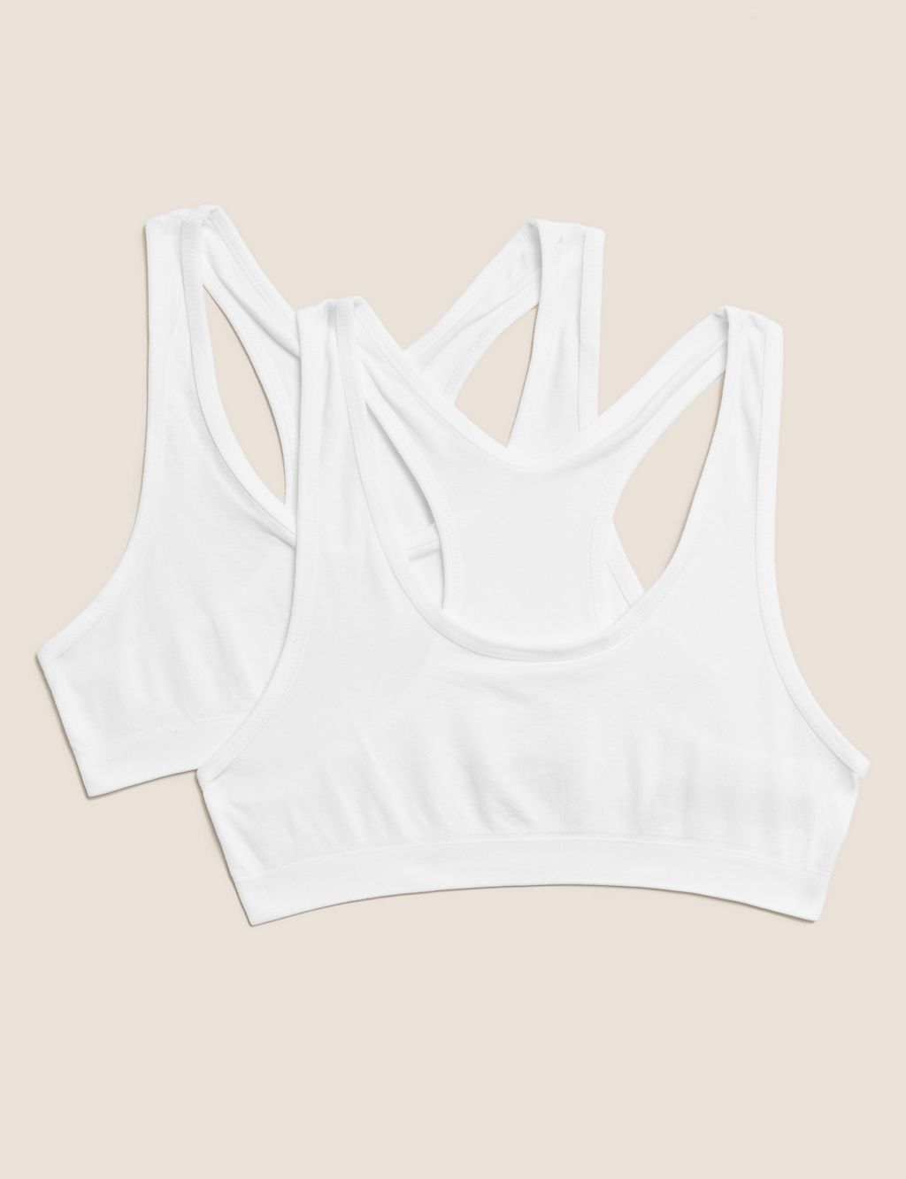 2pk Seamfree Crop Tops (9-16 Yrs) | M&S Collection | M&S