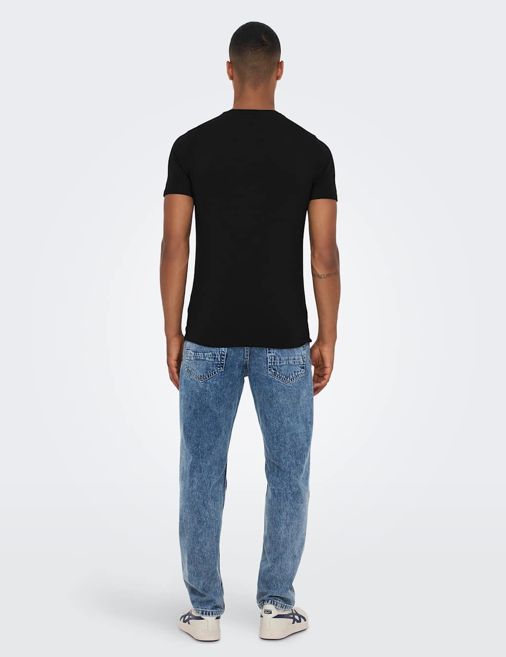 2pk Slim Fit Cotton Rich Crew Neck T-Shirts | ONLY & SONS | M&S