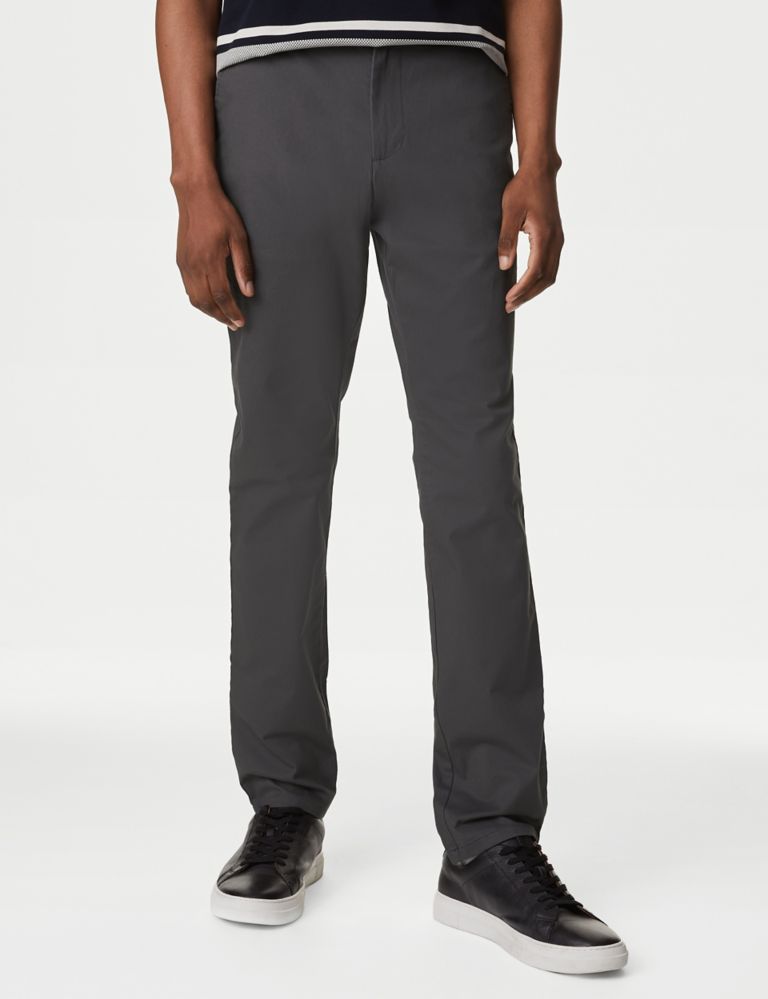 2pk Slim Fit Stretch Chinos | M&S Collection | M&S