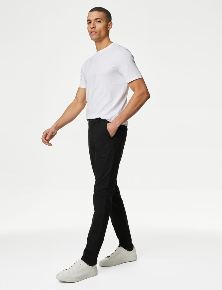 2pk Slim Fit Stretch Chinos | M&S Collection | M&S