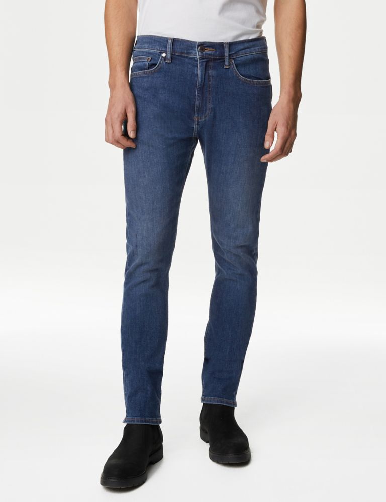 2pk Slim Fit Stretch Jeans | M&S Collection | M&S