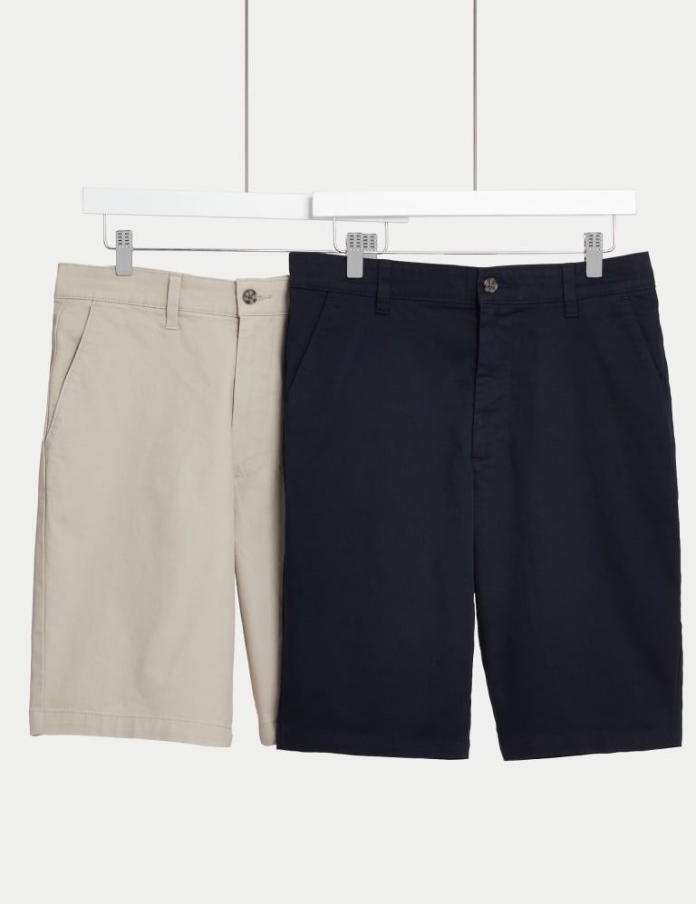 2pk Stretch Chino Shorts