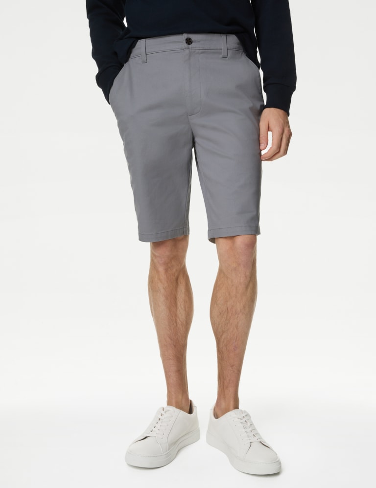 2pk Stretch Chino Shorts M S Collection M S