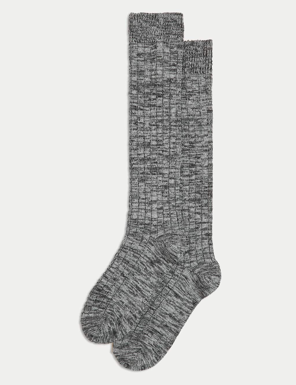 2pk Thermal Knee High Socks 1 of 3