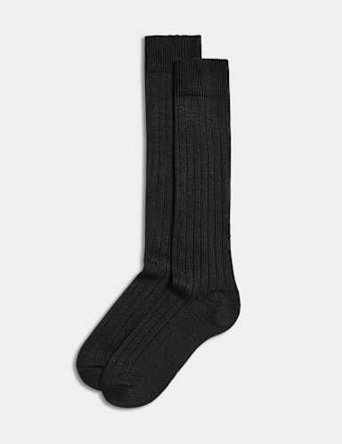 2pk Thermal Knee High Socks 1 of 2