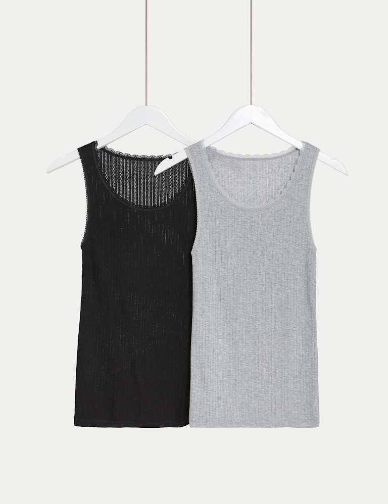 M&s ladies thermal vests top