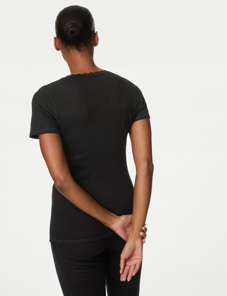 Short sleeve thermal top discount
