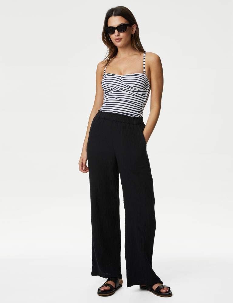 Tummy control palazzo pants 2025
