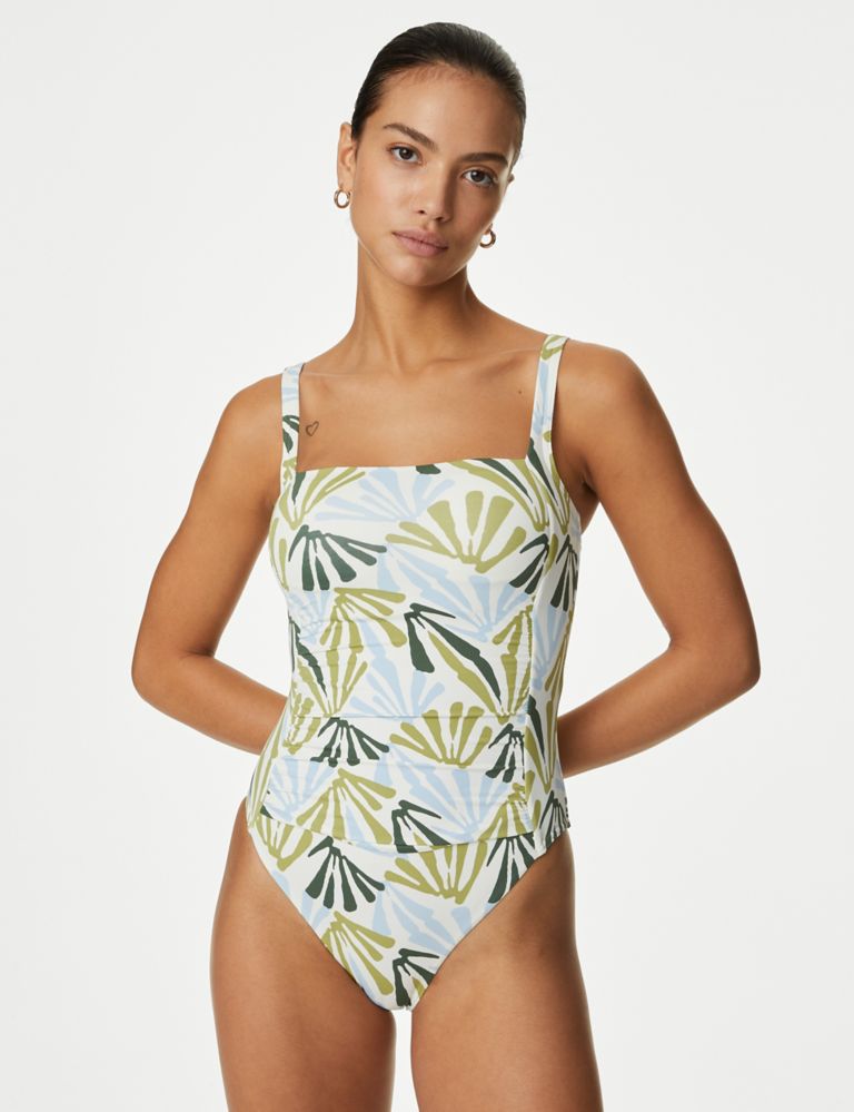 Buy MARKS & SPENCER Tummy Control Padded Square Neck Swimsuit 2024 Online