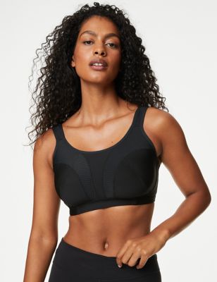 36A SPORTS BRA ex-M&S ACTIVE NON WIRED EXTRA HIGH IMPACT M+