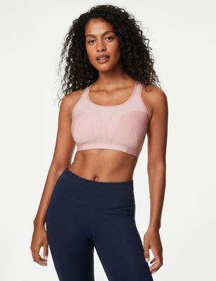 ex M&S GOOD MOVE NON WIRED MEDIUM IMPACT Sports Bra With FLEXIFIT