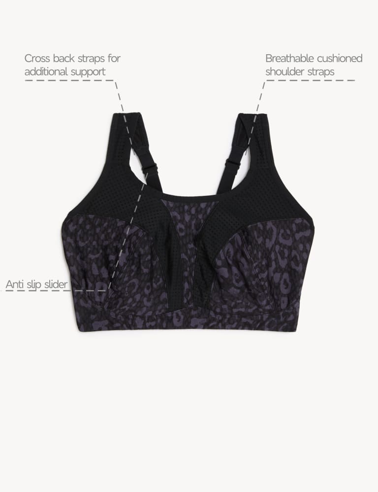 Marks & Spencer Full : Buy Marks & Spencer Extra High Impact Non-padded Sports  Bra Aa-g - Black Online