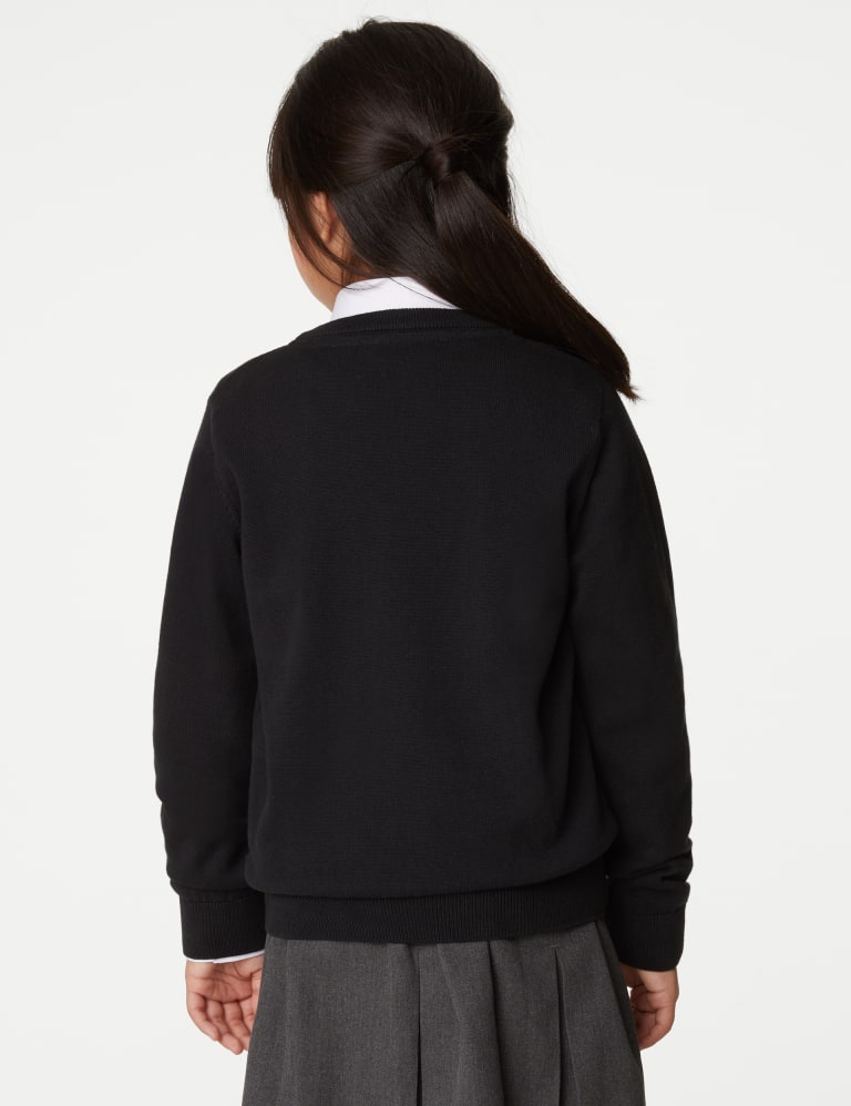 2pk Unisex Pure Cotton School Jumper 3 18 Yrs