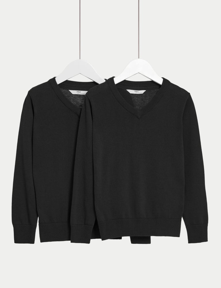 M&s black jumper hotsell