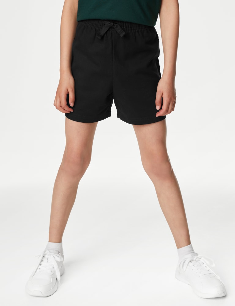 2pk Unisex Pure Cotton School Shorts (2-16 Yrs) 4 of 6